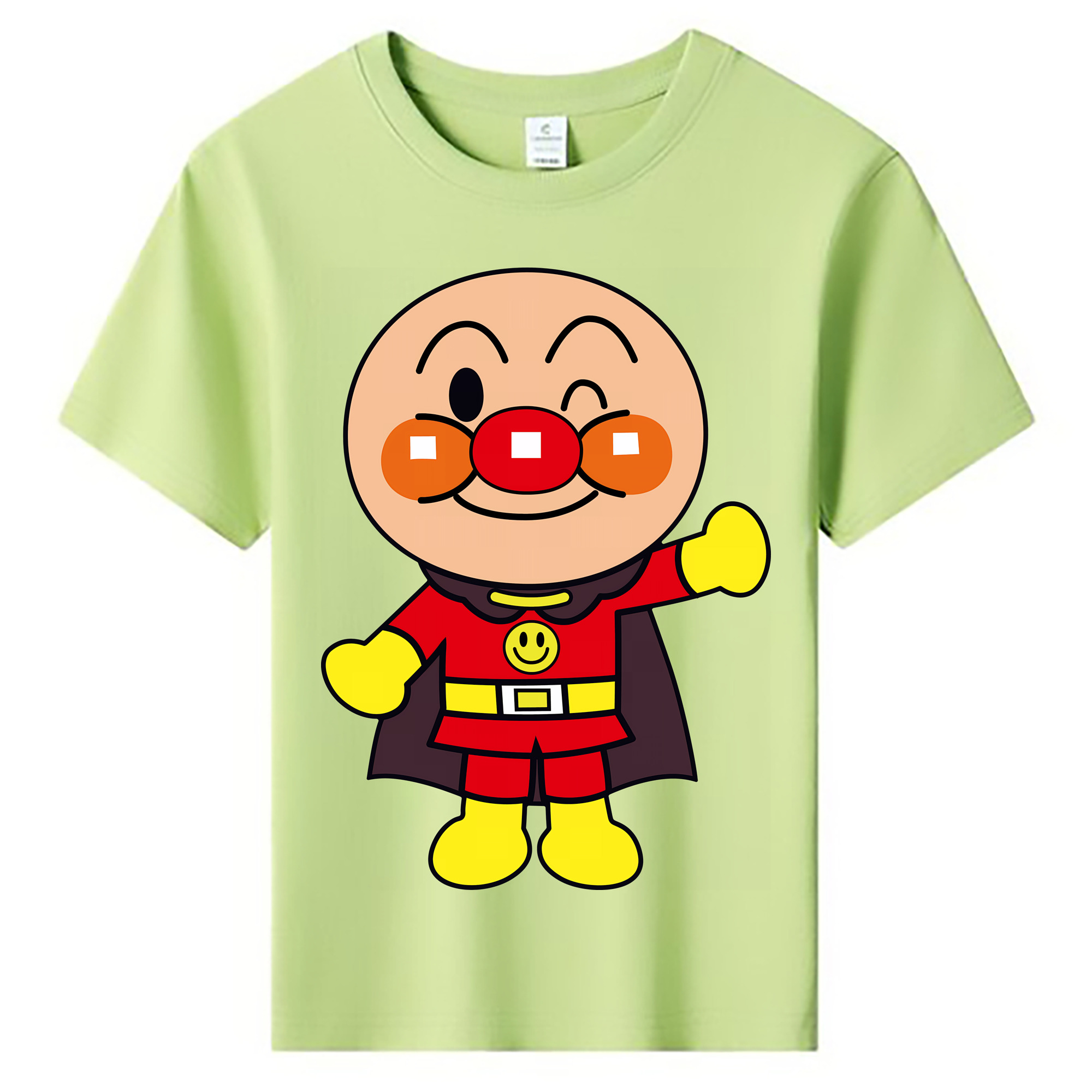 （画像用） アンパンマン Anpanman 綿100％キッズTシャツ（フロントプリント）